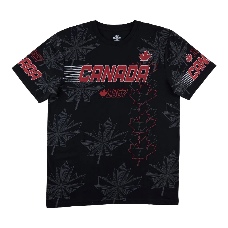 Canada EH! Men's Crew Neck 3-Way Stretch T-Shirt