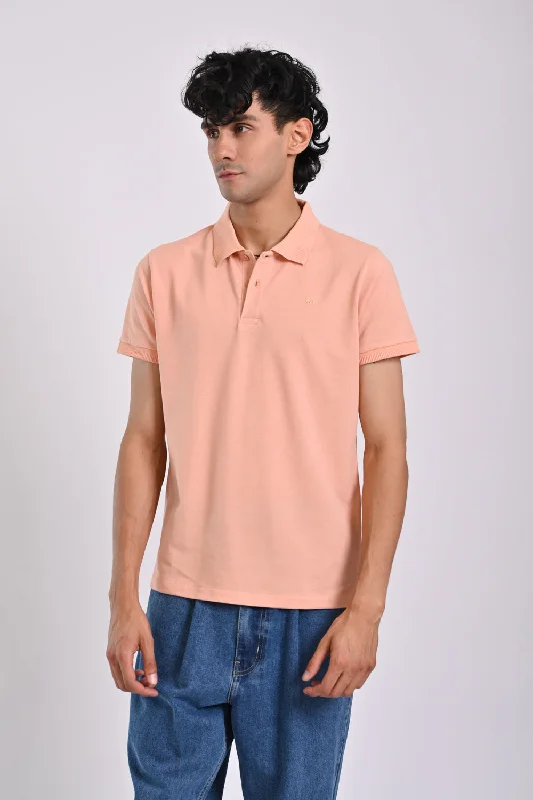 JACQUARD COLLAR POLO