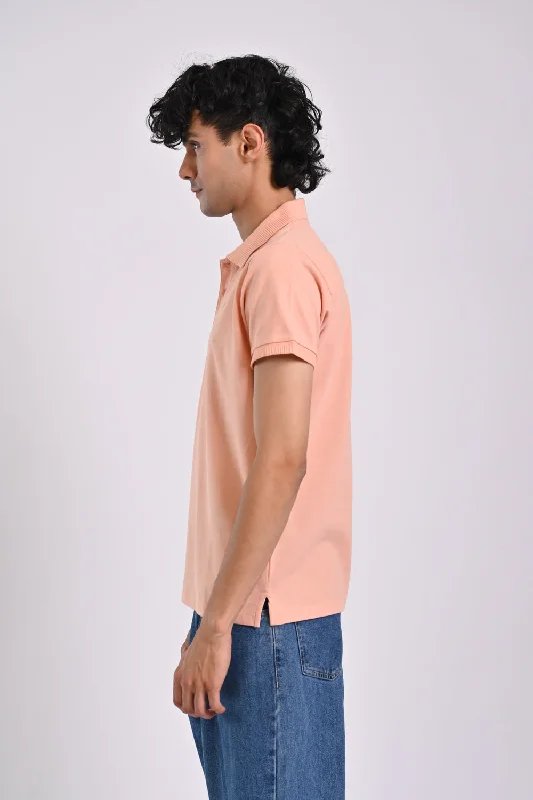 JACQUARD COLLAR POLO