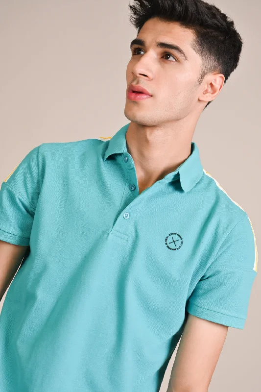 TEXTURED PIQUE POLO