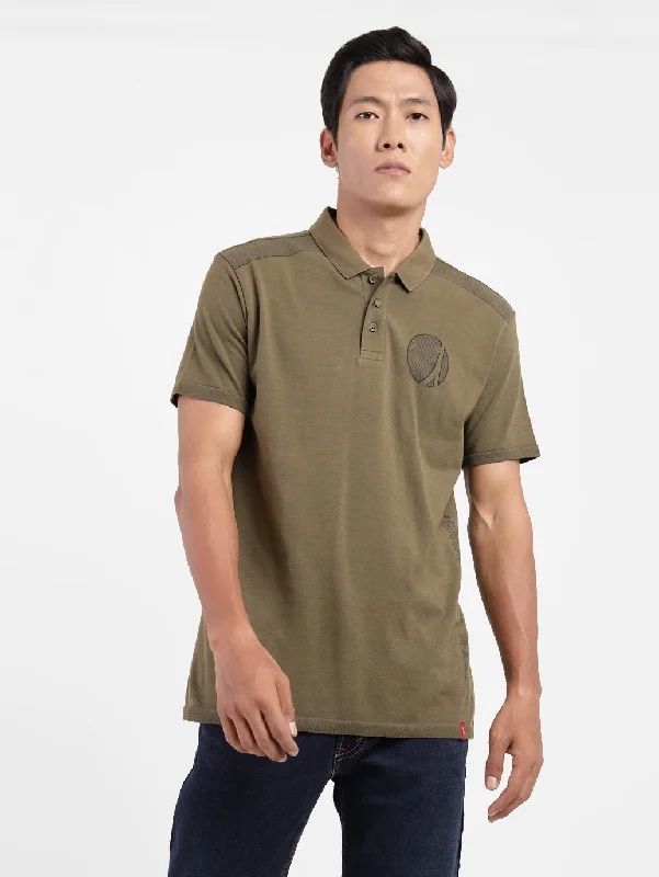 Men's Printed Polo T-shirt