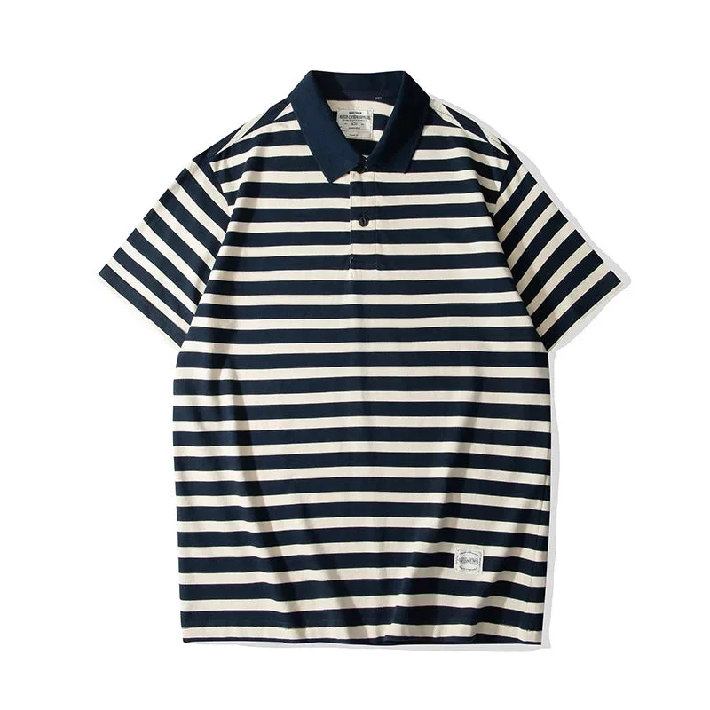 Blue Wide Stripe / XXL