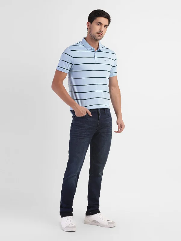 Men's Striped Polo T-shirt