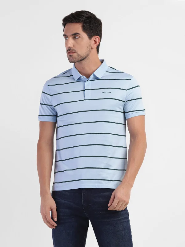 Men's Striped Polo T-shirt