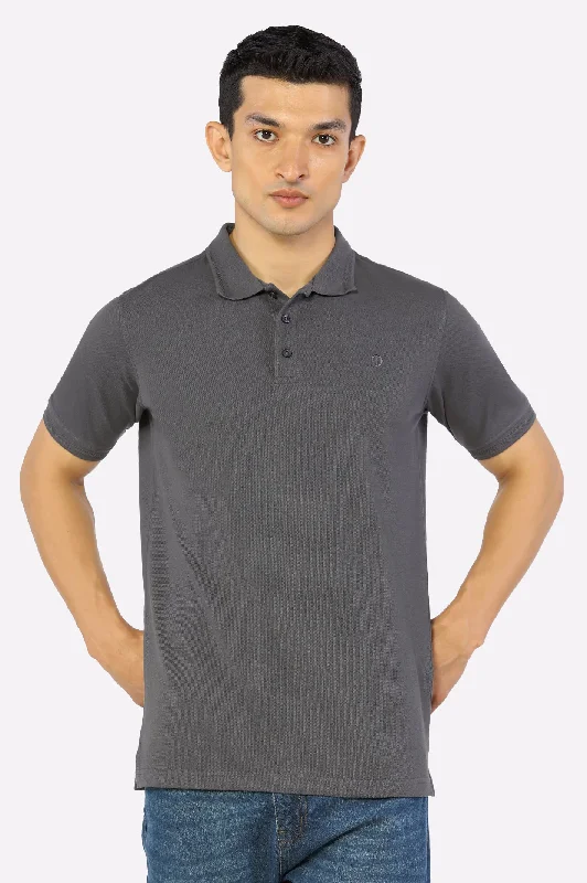 Jacquard Collar Polo