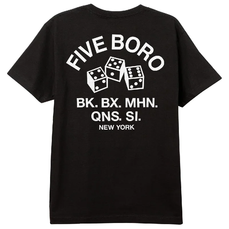 5Boro 4-5-6 Dice T-Shirt - Black/White