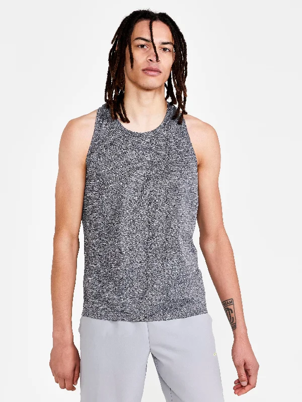 MEN'S ADV CHARGE MELANGE TRAINING SINGLET