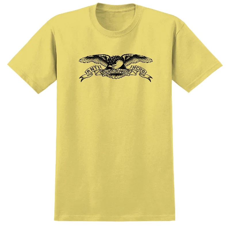 Anti-Hero Basic Eagle T-Shirt - Cornsilk/Black