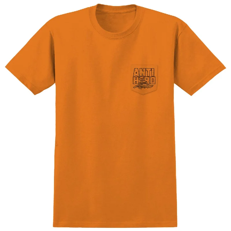 Anti-Hero Custom Pocket T-Shirt - Safety Orange