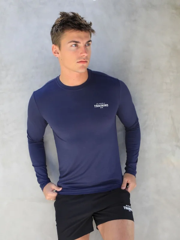 Long Sleeve Training T-Shirt - Navy