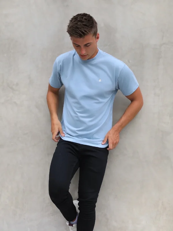 Anchor Relaxed T-Shirt - Ice Blue