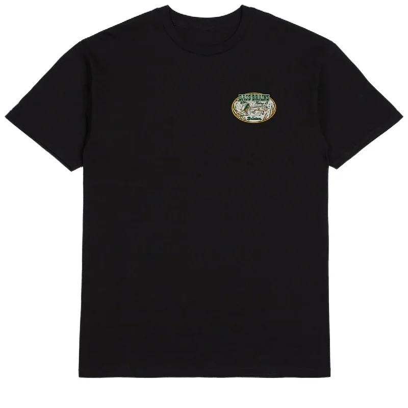 Brixton Bass Brains Swim T-Shirt - Black