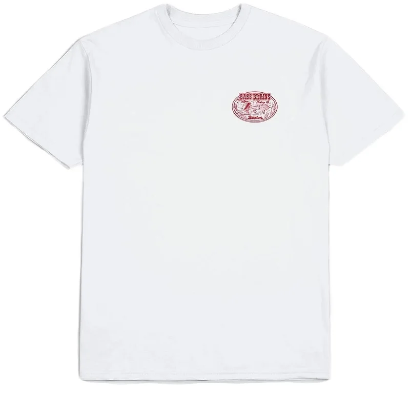 Brixton Bass Brains Swim T-Shirt - White