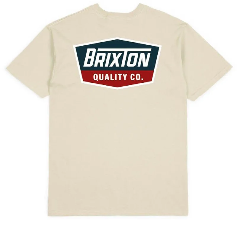 Brixton Regal T-Shirt - Cream/Navy