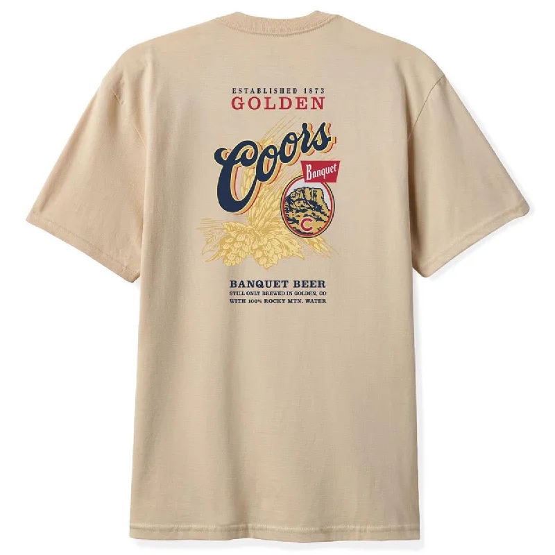 Brixton x Coors Hops T-Shirt - Cream