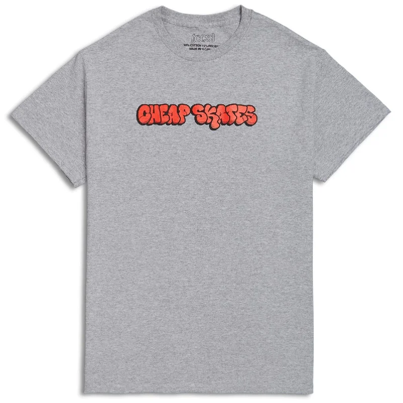 CCS Cheap Skates Tag T-Shirt - Grey/Red/Black