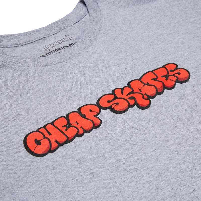 CCS Cheap Skates Tag T-Shirt - Grey/Red/Black