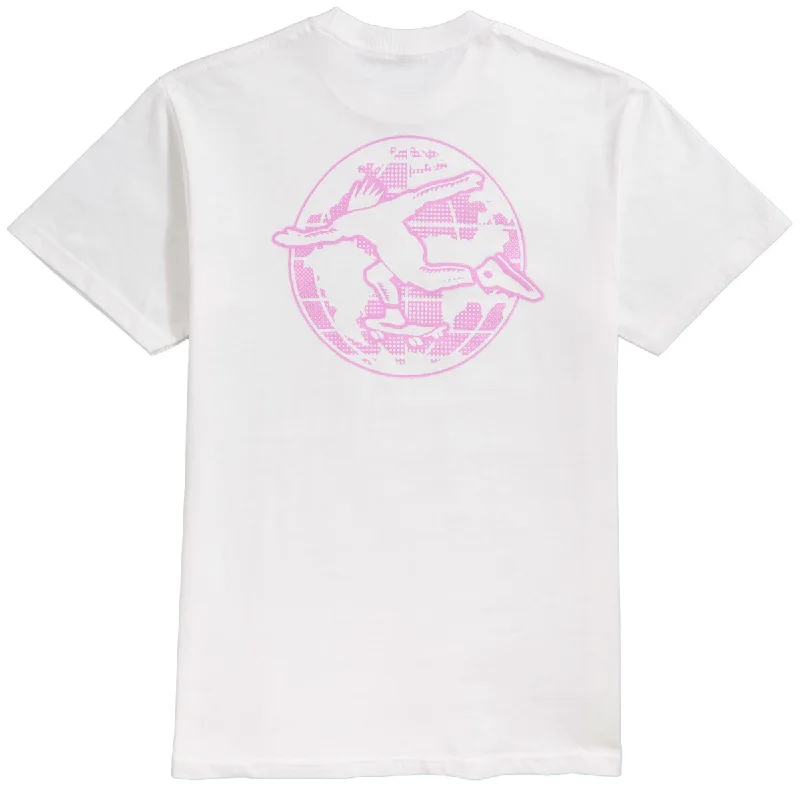 CCS Neo Globe T-Shirt - White/Pink