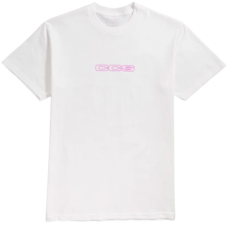 CCS Neo Globe T-Shirt - White/Pink