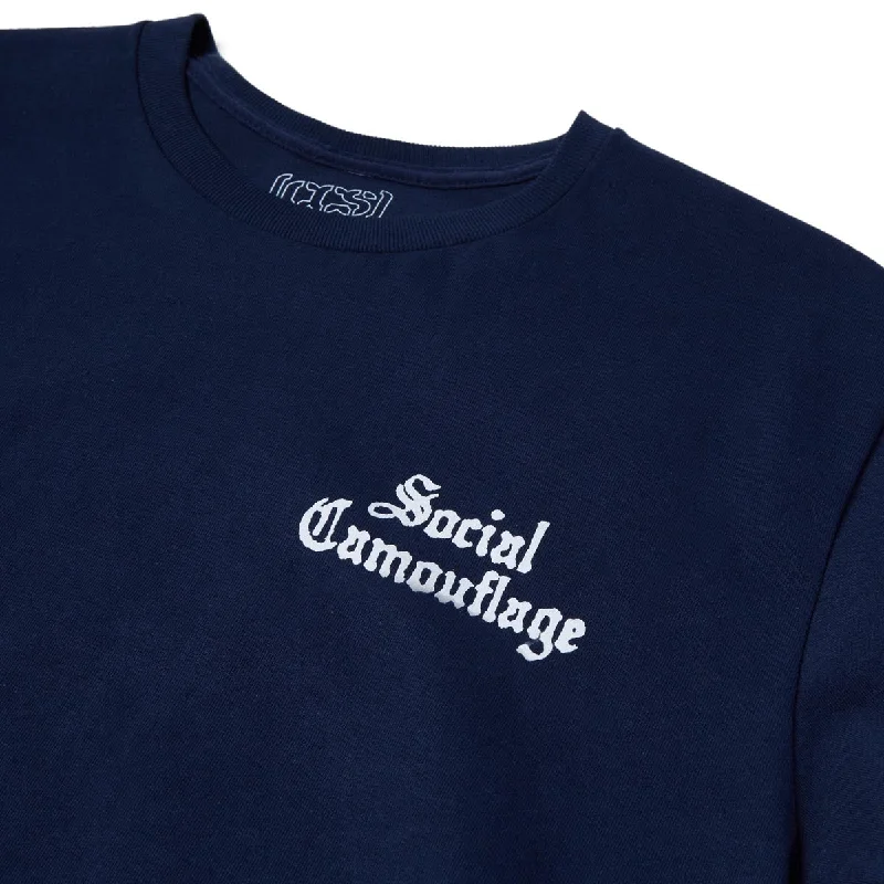 CCS Social Camouflage Bar T-Shirt - Navy