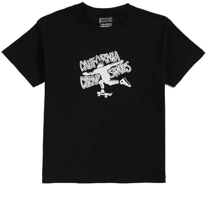 CCS Youth Cheap Skates T-Shirt - Black/Glow