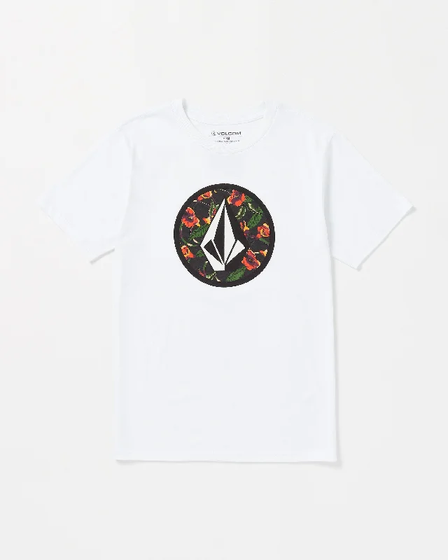 Circle Stone Short Sleeve Tee - White