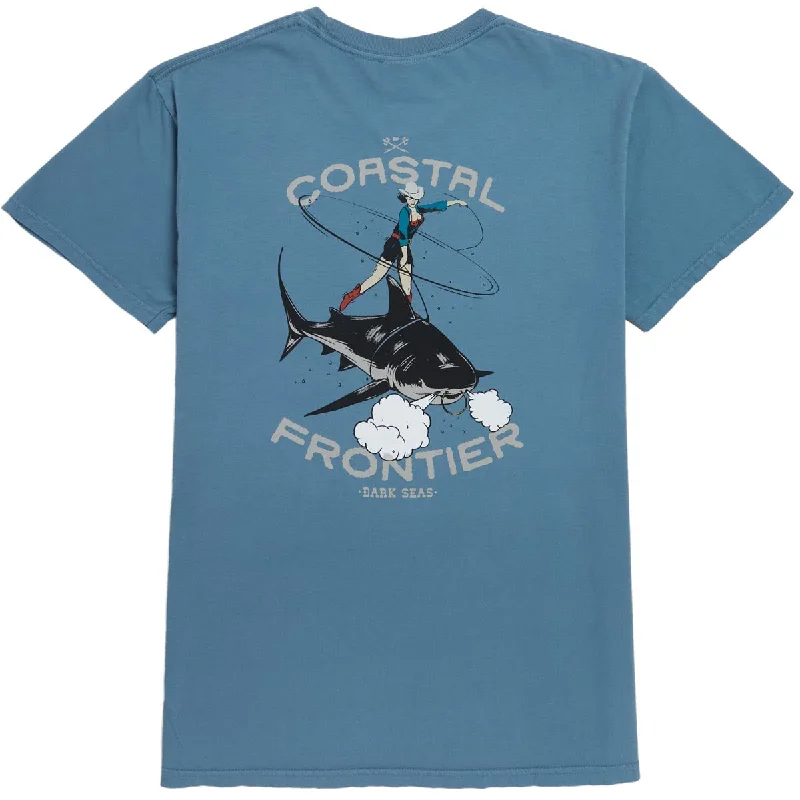 Dark Seas Bull Shark T-Shirt - Blue Fin