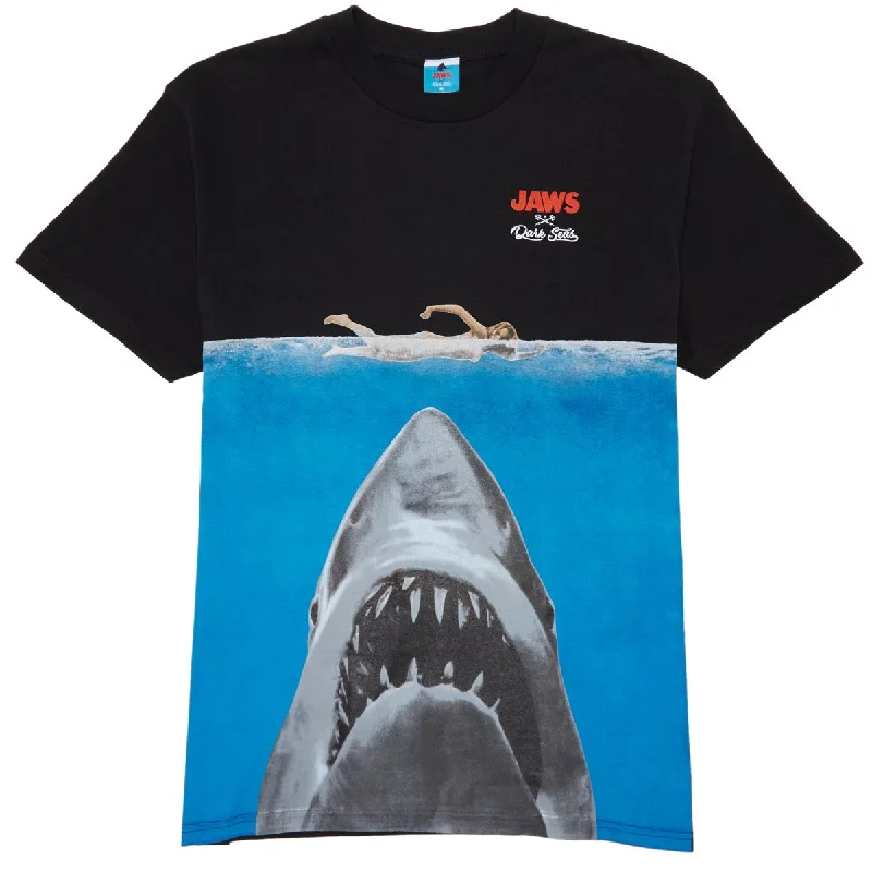 Dark Seas x Jaws Movie Poster T-Shirt - Black