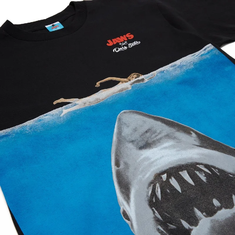 Dark Seas x Jaws Movie Poster T-Shirt - Black