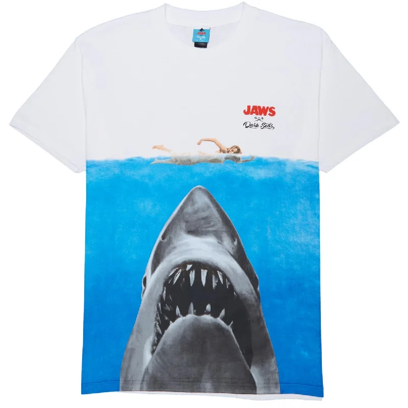 Dark Seas x Jaws Movie Poster T-Shirt - White