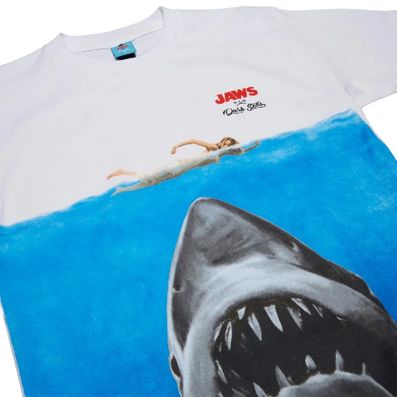 Dark Seas x Jaws Movie Poster T-Shirt - White