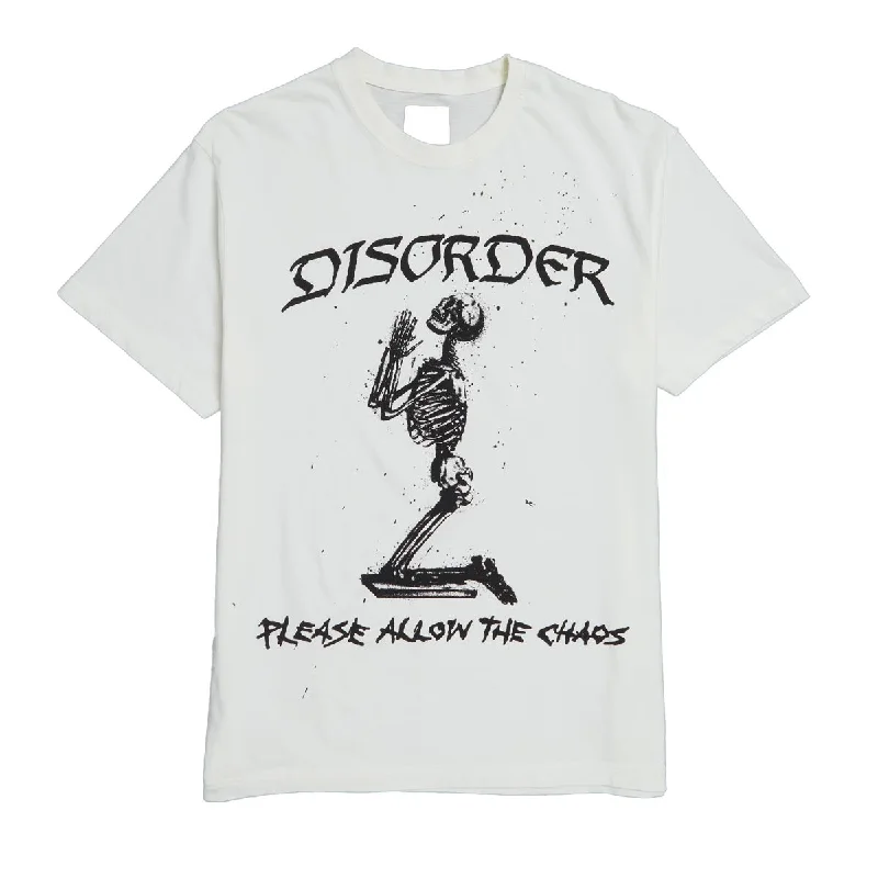 Disorder Allow The Chaos T-Shirt - Vintage White