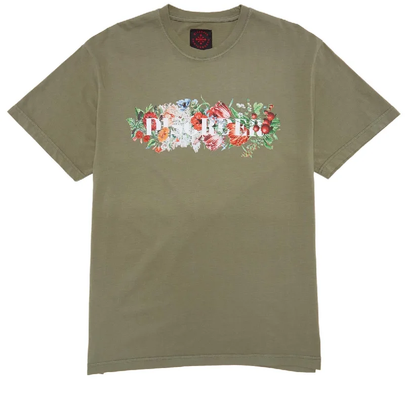 Disorder Floral T-Shirt - Vintage Grey