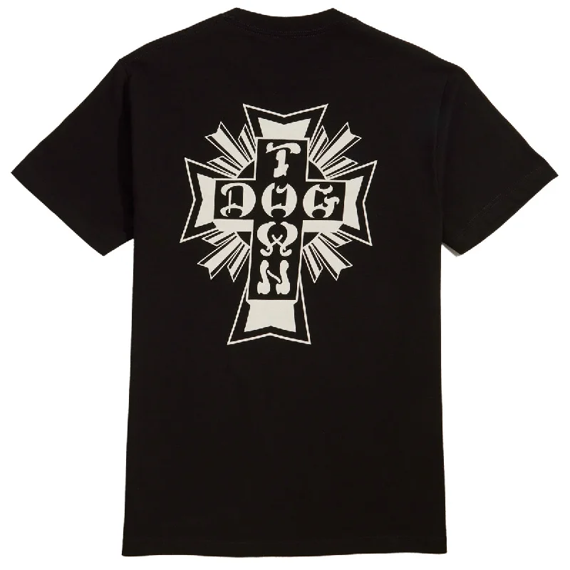 Dogtown Cross Logo T-Shirt - Black/White