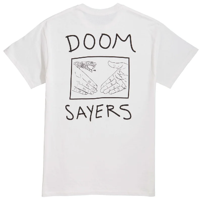 Doom Sayers Snake Shake T-Shirt - White