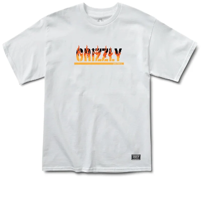 Grizzly Fire Starter T-Shirt - White