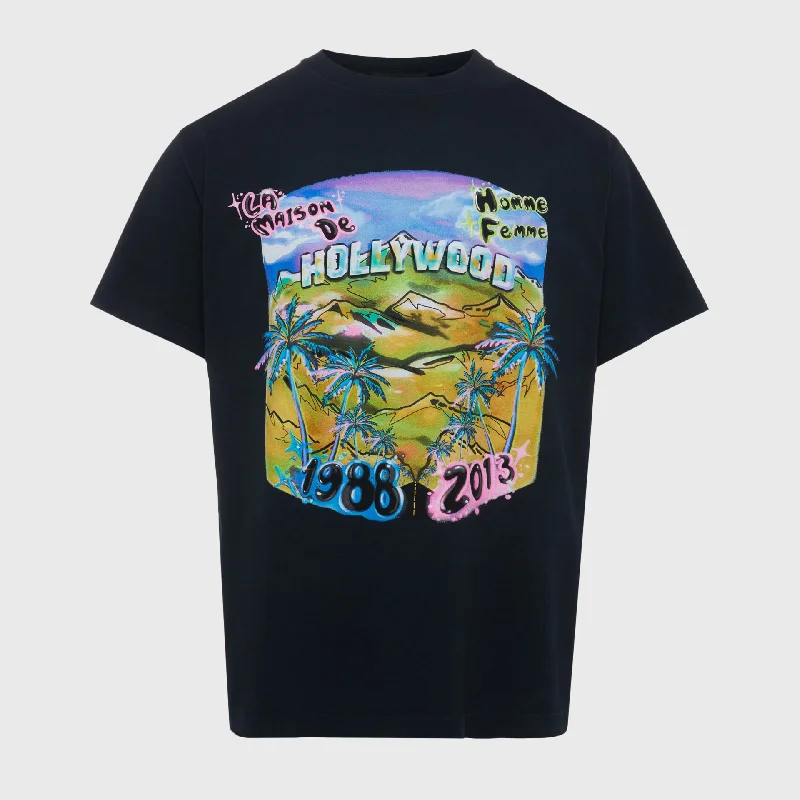 Hollywood Graphic Tee Black