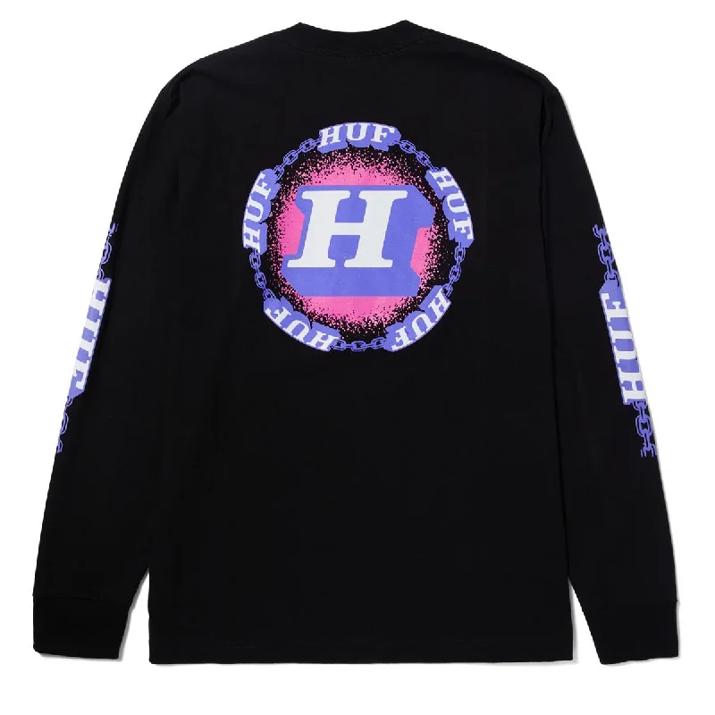 HUF Dependable Long Sleeve T-Shirt - Black