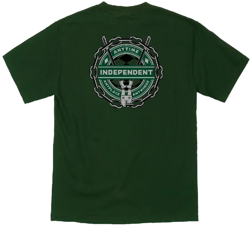 Independent Anytime Anywhere Chain T-Shirt - Forest