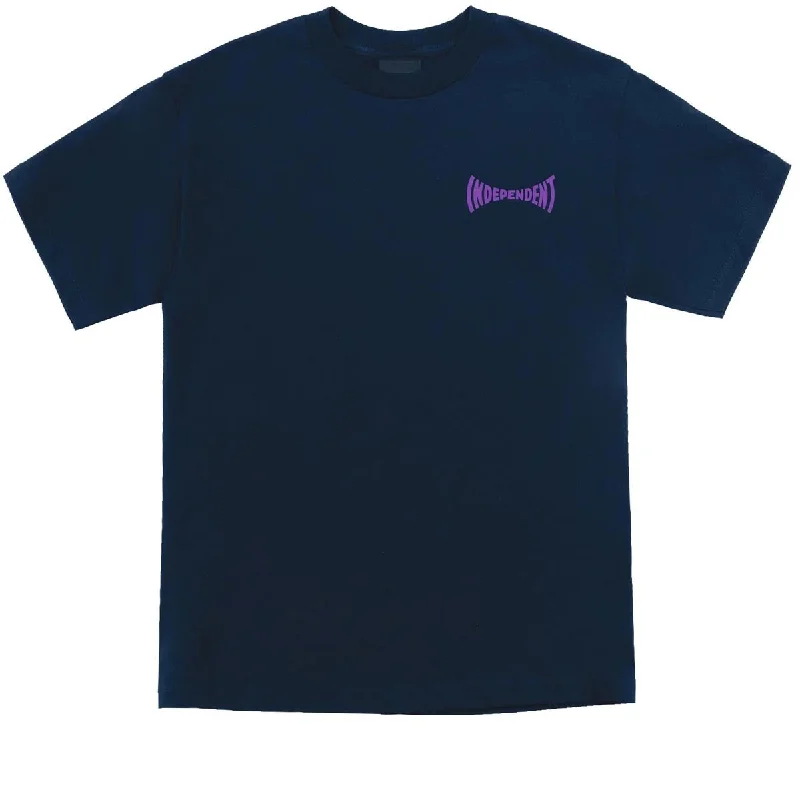 Independent Spanning Chest T-Shirt - Navy