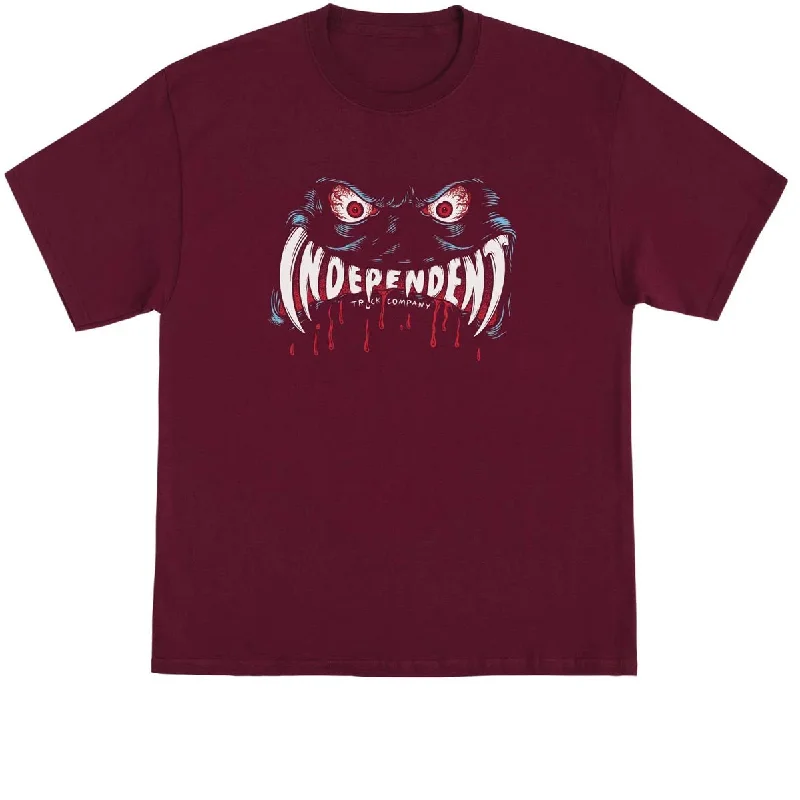 Independent Youth Possessed Face T-Shirt - Athletic Maroon