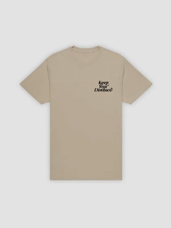 Keep Your Distance Tee - Sand