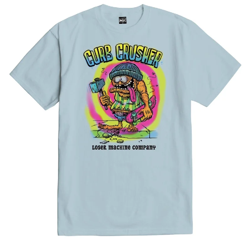 Loser Machine Curb Crusher T-Shirt - Light Blue