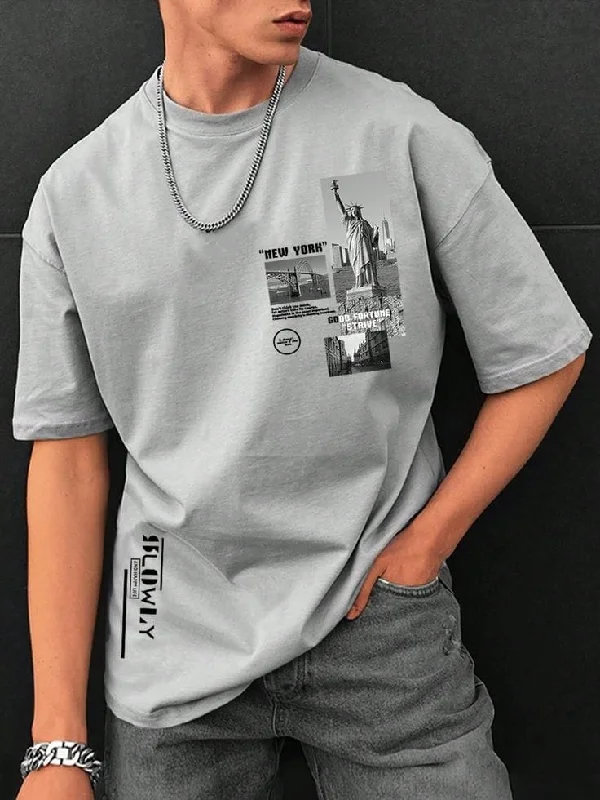 New york men tshirt oversized