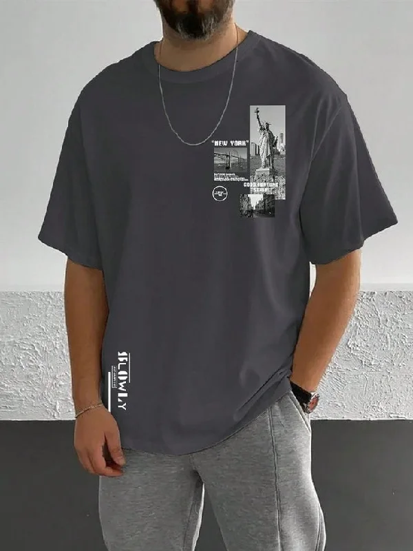 New york men tshirt oversized