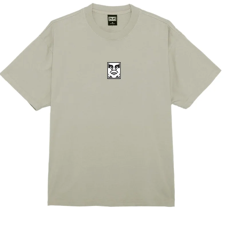 Obey Icon Heavyweight T-Shirt - Silver Grey