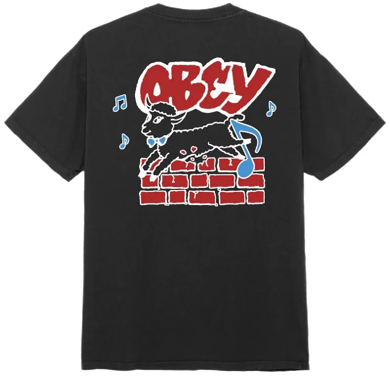 Obey Out Of Step T-Shirt - Pigment Vintage Black