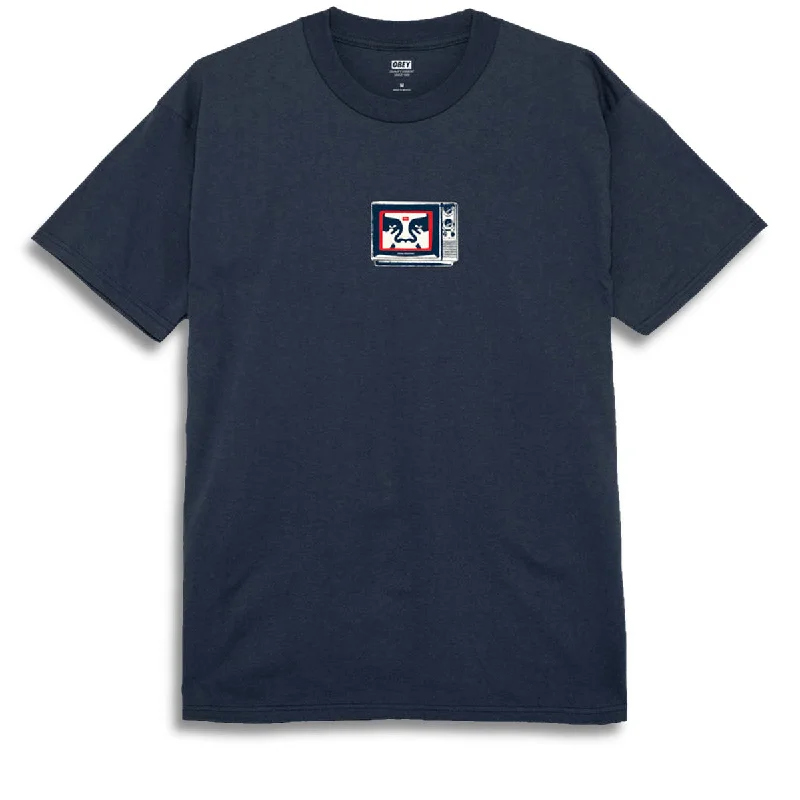 Obey Tv T-Shirt - Navy