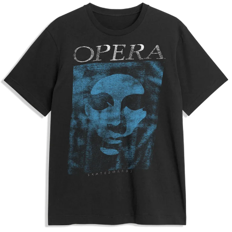 Opera Mask Vintage T-Shirt - Black