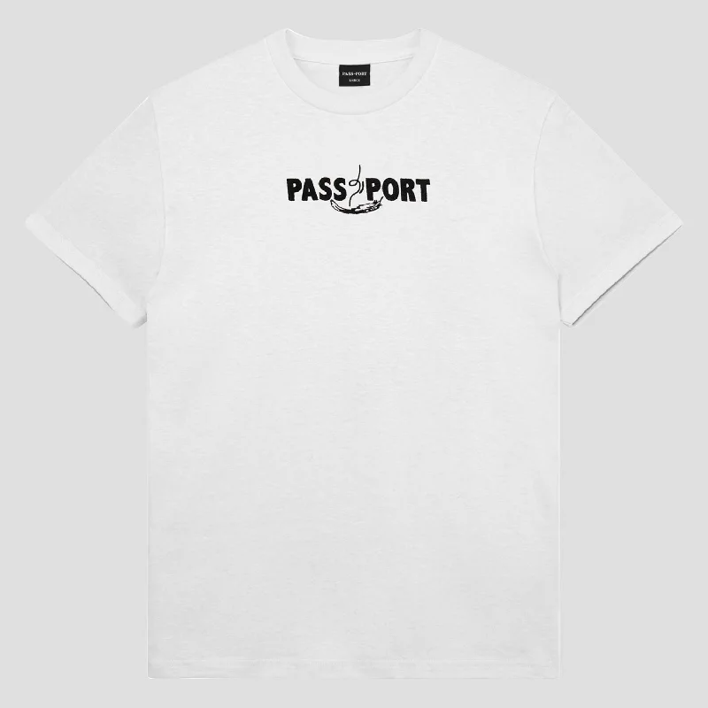 PASS~PORT ""FEATHERWEIGHT"" TEE WHITE